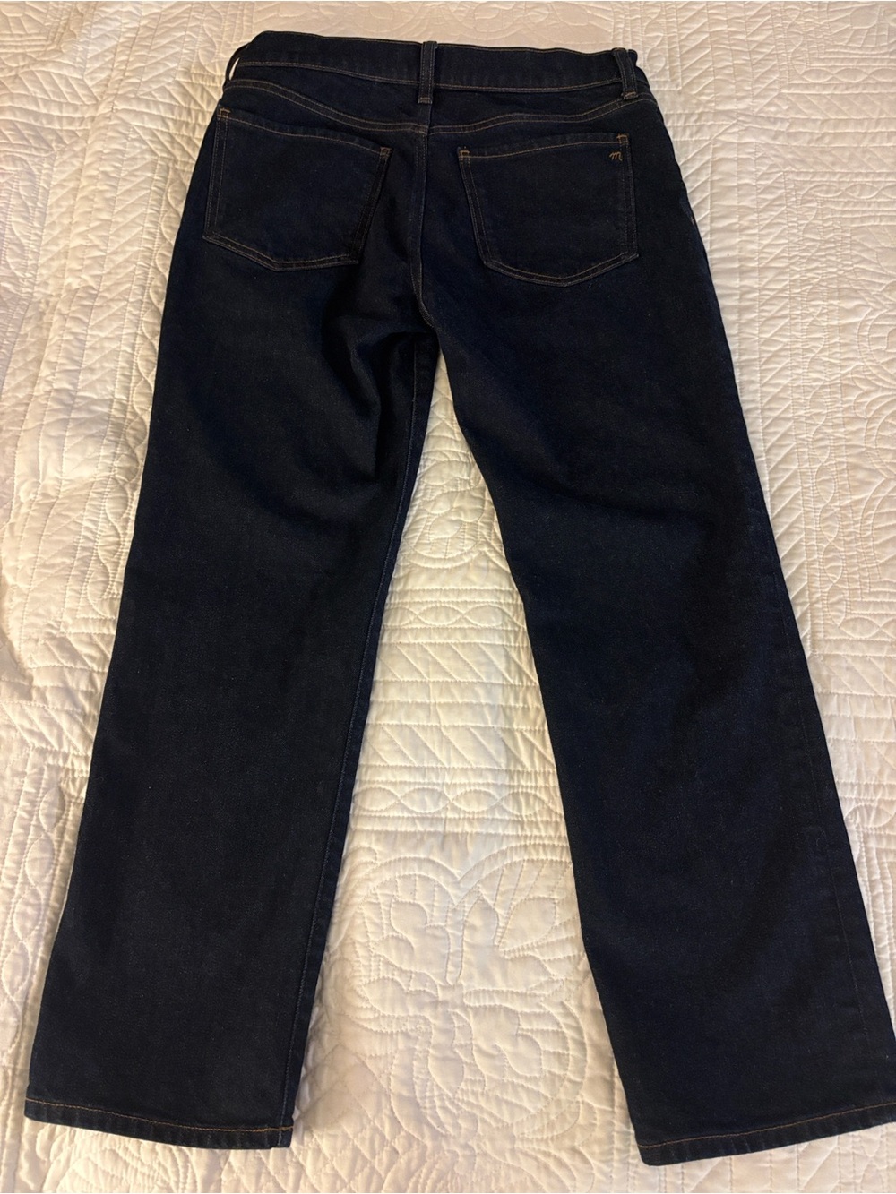 Madewell Straight-Leg Jeans in Dark Indigo